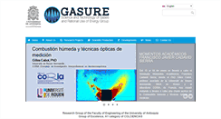 Desktop Screenshot of gasure.udea.edu.co
